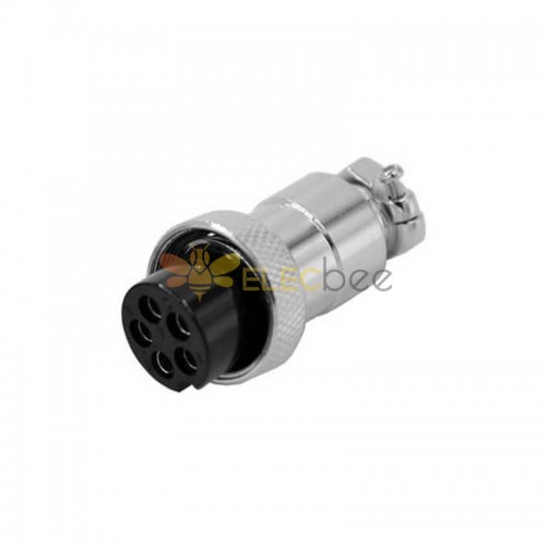 10sets GX20 Aviation  connector  Male and Female (one Pair) 5pin StraightPanel mount Solder Type  connector