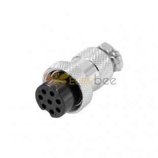 10sets GX20 Aviation Plug and Socket  Male and Female (one Pair) 8pin straightflange Solder Type IP67 whaterproof connector