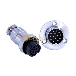 10pcs GX20 Электрический разъем 14 штырь и розетка Flange Mount Connector