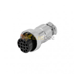 10sets GX20 Aviation  connector  Male and Female (one Pair) 14pin StraightFlange Solder Type IP65 whaterproof connector