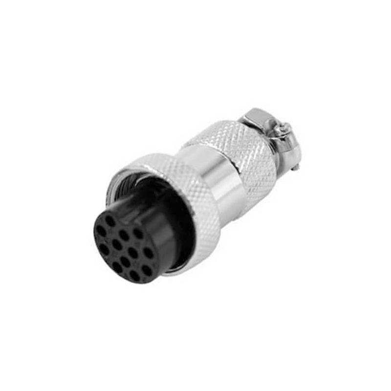 10sets GX20 Aviation  connector  Male and Female (one Pair) 12pin StraightFlange Solder Type IP65 whaterproof connector