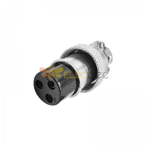 GX20 Aviation  connector  Male and Female (one Pair) 3pin StraightPanel mount Solder Type IP65 whaterproof connector