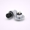 GX20 Aviation  connector  Male and Female (one Pair) 3pin StraightFlange Solder Type IP65 whaterproof connector