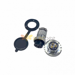 10pcs 3 Pin Conector Elétrico GX25 Conector de Aviação Circular Reta