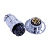 10sets GX25 Aviation  connector  Male and Female (one Pair) 6pin StraightFlange Solder Type IP65 whaterproof connector