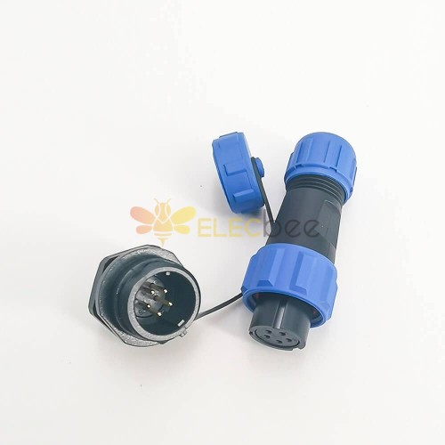 2 pin Waterproof Connector SP13 Series 5 pin Female Plug u0026 Male Socket  Automatic Connector