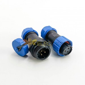 IP68 Connector SP17 Serie 3 Pin Buchse Stecker & Stecker Sockel In-line wasserdichte Anal-Steckverbinder