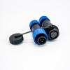 Conector IP68 SP17 Serie 3 pines LED conector de enchufe circular impermeable