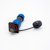 SP17 IP68 maschio Plug & FeMale Socket 4 foro flangia pannello montaggio SP17 7 pin Connettore