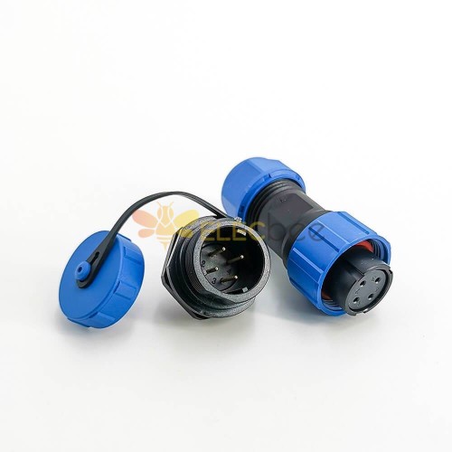 Elecbee SP17 Serie 4-polig Buchse Stecker & Stecker Rundbuchse wasserdicht & staubdicht Aviation Connector