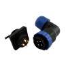 4 Отверстие Flange Маунт Круговой разъем SP21 7 Pin Plug розетка