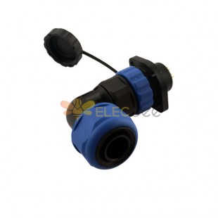 Conector de cabo plug and socket 2 buraco flange tipo 12 pino sp21 conector