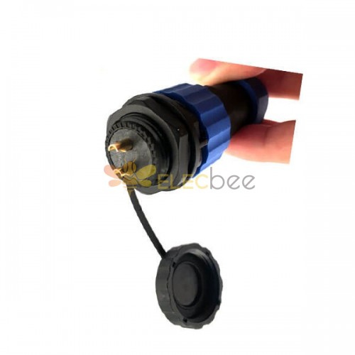 SP21 Conector 2 Pin IP68 Impermeável Aviação Plug e soquete cabo conector