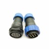 SP29 in line Type Aviation Connector 7pin Straight Aviation Plug