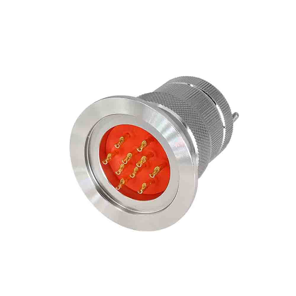 Sealed Aviation Connector KF4010 10 Pin Glass Sealed Male and Female Plugs for Vacuum Connection