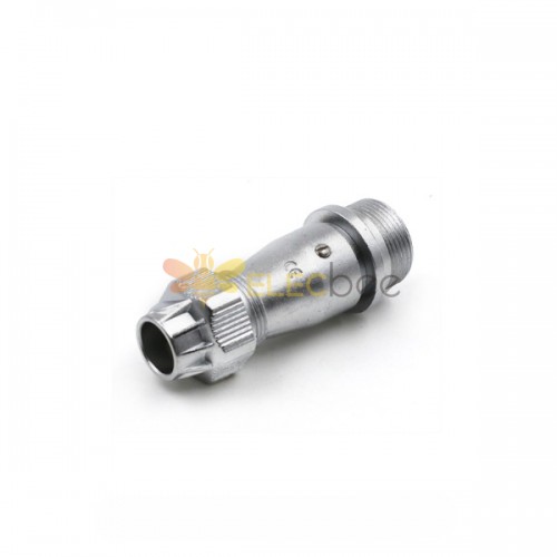 Straight Jack with metal clamping-nut Female Receptacle ZE 10pin WF16 Aviation Waterproof Connector