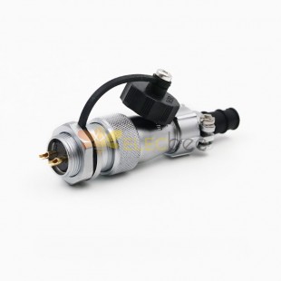 Waterproof Aviation Connector WF16-2pin Male Plug and Female Socket TI+ZM Connector