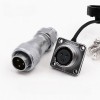 WF16/3pin TE+Z Male Plug and Female Receptacle Connector Straight Aviation Waterproof Connector