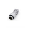 WF16-7-poliger TE-Stecker Stecker mit Metallklemmmutter Gerader wasserdichter Luftfahrtstecker