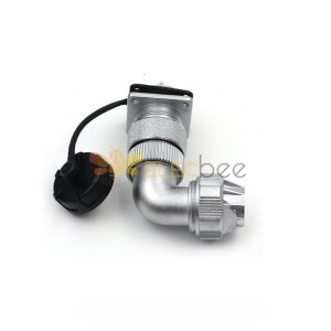 Luftfahrt-Stecker und Buchse WF20-12-poliger rechtwinkliger TU/Z-wasserdichter Stecker