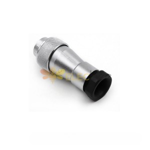 Male Plug 7pin IP65 Plug with Straight plastic Clamping-nut WF20 TA Plug Waterproof Connector