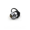 Stecker und Buchse 9-poliger wasserdichter Rundsteckverbinder der Serie TI + ZM WF20