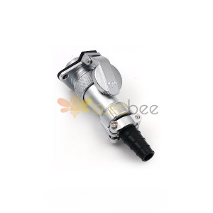 Male Plug and Female Socket TI+ZG WF20/4pin Connector Aviation plug and Metal Flange Jack with Cap Panel