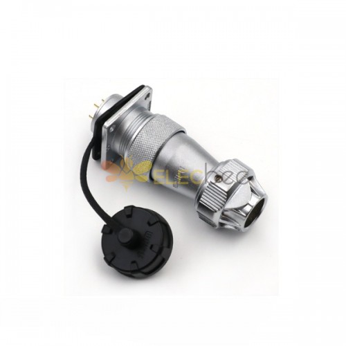 Male Plug and Female Socket WF20/12pin Connector Straight TE+Z Aviation Circular Connector