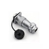 WF20 series 6pin Male Plug and Female Socket TE+Z Straight Aviation Waterproof Connector
