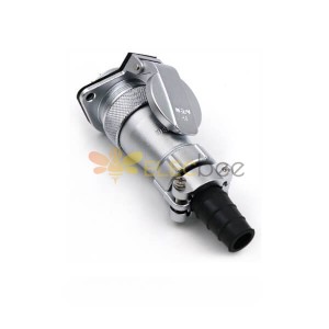 Male Plug and Female Socket TI+ZG WF28-16pin Connector Straight plug and 2-hole Flange Jack with Cap Panel