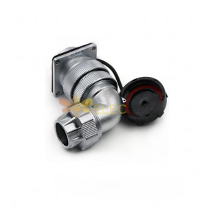 Male Plug and Female Socket WF28 series 8pin Connector Right Angle TU/Z Aviation Waterproof Connector