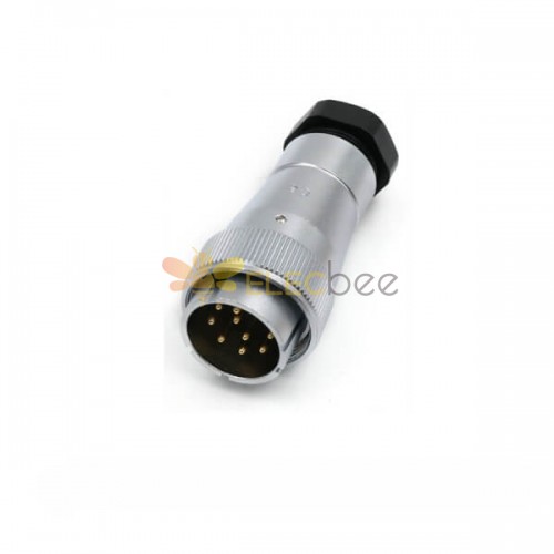 TA+Z Connector Straight Male Plug and Square Female Receptacle 