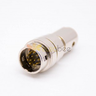 Elecbee HR10 series 12 Pin Male Circluar Aviation Connector Cable Mount Jack Pull-Push Connector with 10mm Matal Shell