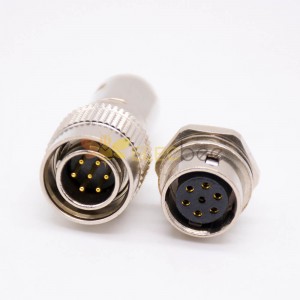 Stecker der HR10A-Serie, 7-poliger Stecker und Buchse, Push-Pull-Stecker mit 7-mm-Gehäuse