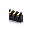 Conector de carregador de 3 pinos banhado a ouro 2.5PH PCB montagem horizontal conector de bateria