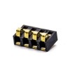 4-poliger Batterieanschluss, Leiterplattenmontage, 4,75-H-Vergoldung, 4,25-PH-Batteriekontaktsplitter