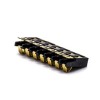 Batterieladeanschluss 7-polige Leiterplattenmontage, vergoldet, 2,0 mm Abstand, Batteriekontaktsplitter