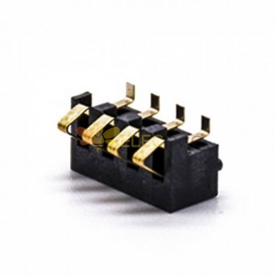 Connettore batteria Montaggio su PCB 4 pin 4,5 H Placcato oro 3U Antiossidazione Passo 2,5 mm
