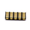 Соединители батареи 2.0PH 1.27H SMT Gold Plating 5 шрапнель контакта батареи Pin