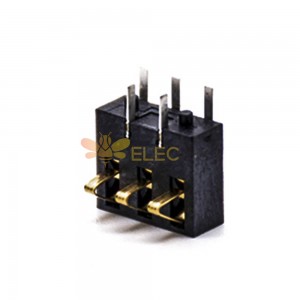 Soporte de batería Conector de batería horizontal de montaje en PCB de 3 pines y 3,0 mm de paso