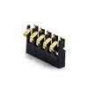 Suporte de bateria Conector de íon de lítio 2,0 mm de passo banhado a ouro 5 pinos contatos de bateria
