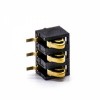 Conector de bateria de 3 pinos banhado a ouro 3.7H 2.5mm Pitch PCB Mount