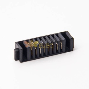 電池座8芯母頭直式連接器面板安裝插板