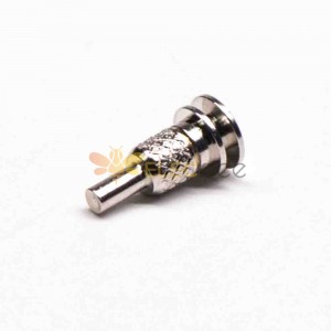 Коаксиальный разъем Pogo Pin латунный вставной никелирование прямой припой в форме серии