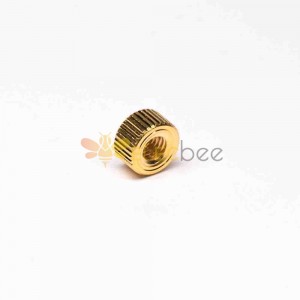 Nut Hardware Brass Surface Rolling Pattern