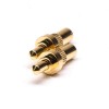 Pogo Pin Assembly Gold Plating Shaped Series Plug-in Brass Straight Single Core