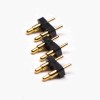 Pogo Pin 連接器 Plug-in Gold Plating Brass 2 Pin Solder Shaped Series