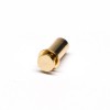 Pogo Pin Single Contact Connector Shaped Series Plug-in-Typ Messing vergoldet