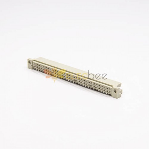DIN 41612 Connector Types 64 Pin Straight Male A+B Double Rows Pcb Mount  Male