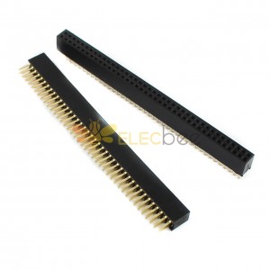 1.27mm 2×40 Pin Straight Female Header Berg Strip